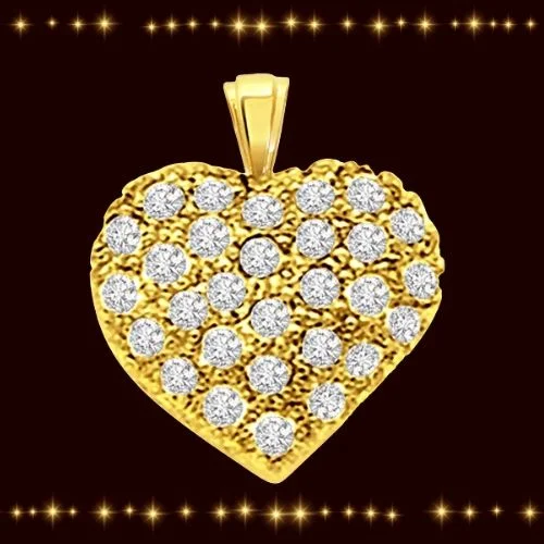 Bejeweleing Heart - Real Diamond Pendant (P216)