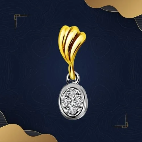 Secret Crush - Real Diamond Two Tone Pendant (P239)