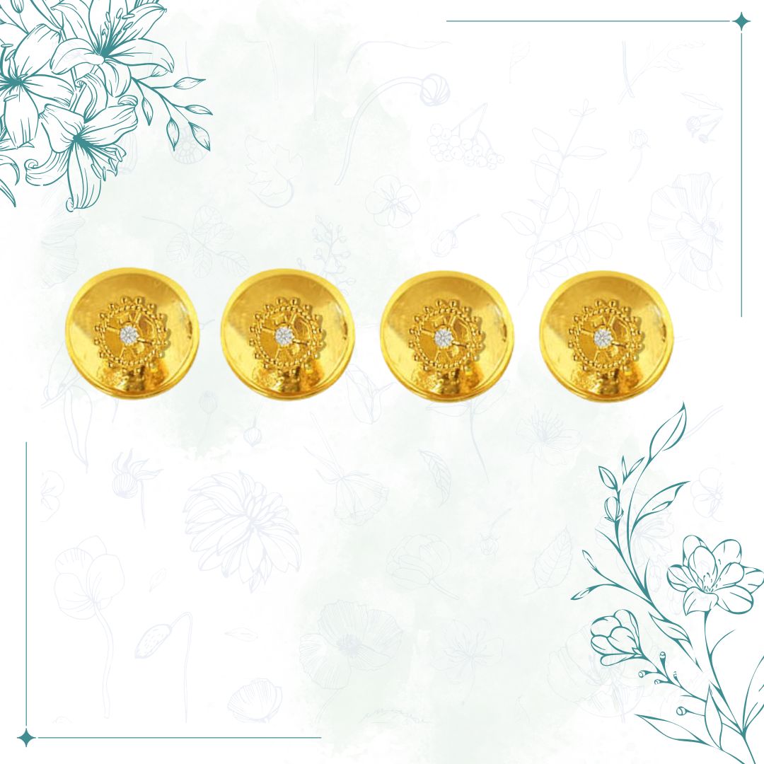 Classy Real Diamond Kurta Buttons (S275)