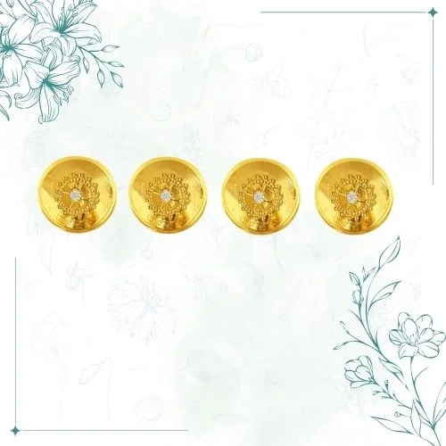 Classy Real Diamond Kurta Buttons (S275)