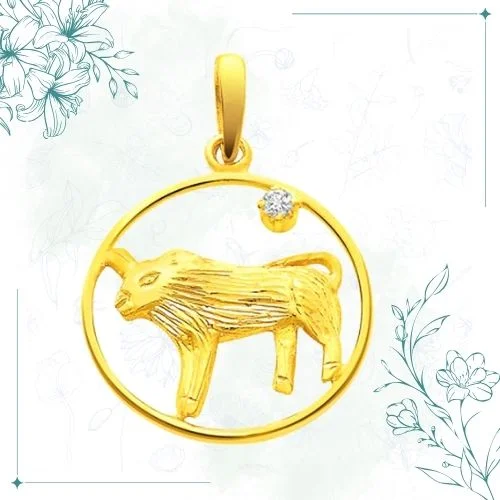 Taurus Zodiac Pendant (S318)