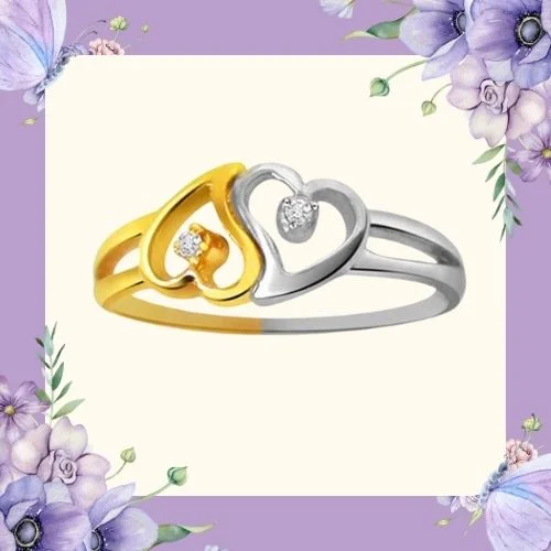 Two Become One - Real Diamond Ring (SDR124)