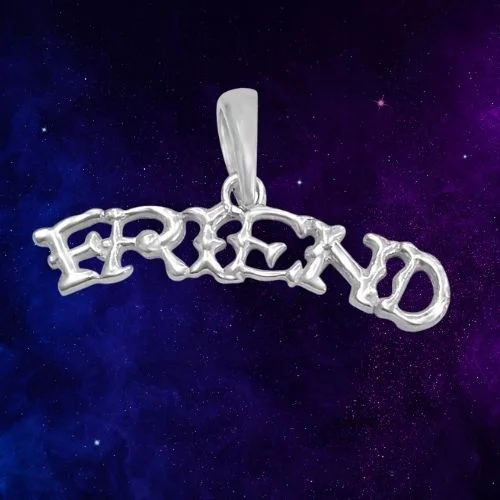 Friend Shape Sterling Silver Pendant (SDS31): Celebrate Friendship Like Never Before