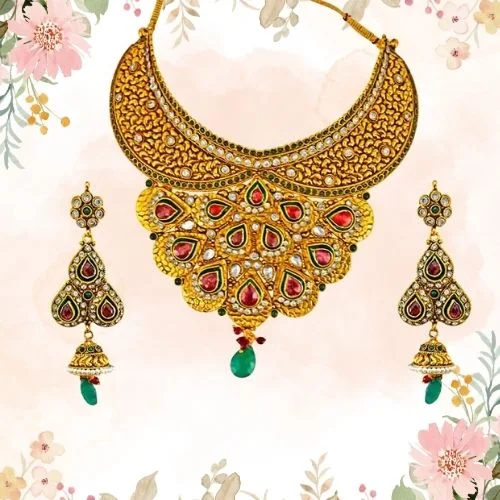 Peacock Design Jodha Akbar Set (SJK138)