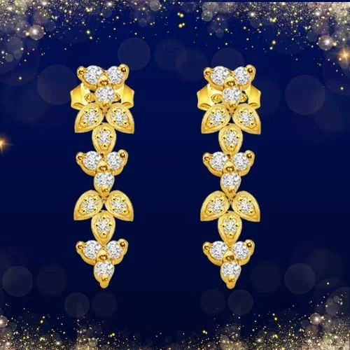 Fairy Style 0.75 cts Classic Diamond Earrings (ER141)