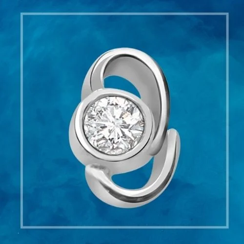 My Pretty Princess - Real Diamond Solitaire Pendant (P83)