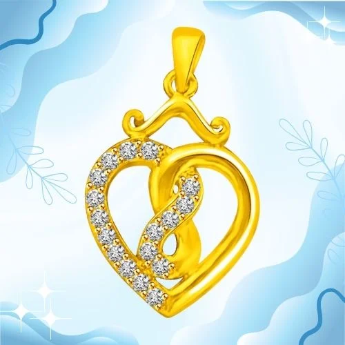 Beloved n Beautiful 0.15cts Heart Shape Real Diamond Pendant (P886)