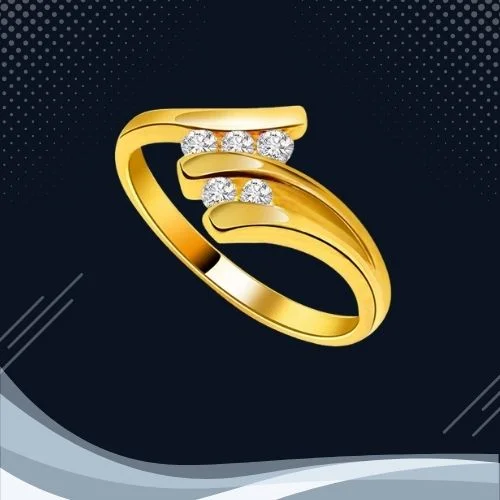 Spiral Splendour - Real Diamond Ring (SDR207)