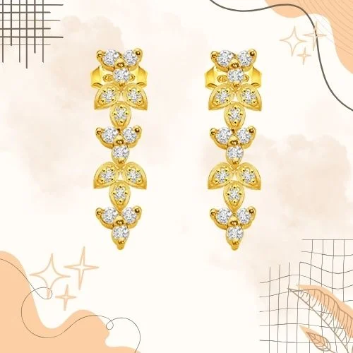 Fairy Style 0.75 cts Classic Diamond Earrings (ER141)