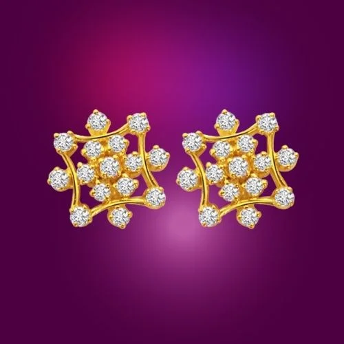Twinkle Star Diamond Earrings (ER22)