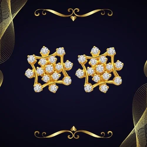 Twinkle Star Diamond Earrings (ER22)