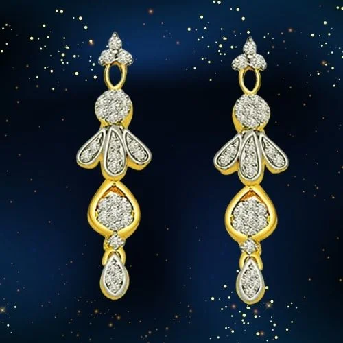 1.00 cts Diamond Hanging Earrings (ER353)