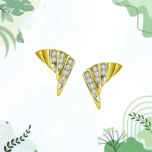 0.27cts Fan Diamond Earrings (ER359)