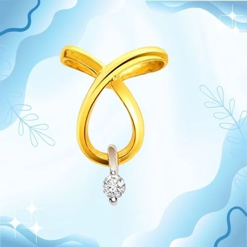Classic Creation - Real Diamond Pendant (P102)