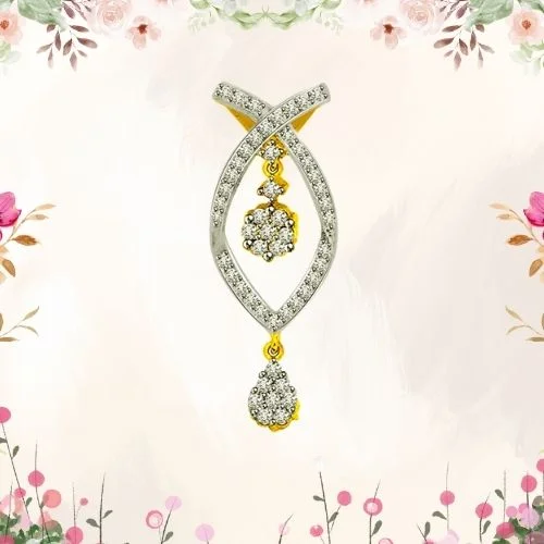 Church Bells Ring, The Angels Sing - Real Diamond Pendant (P1233)