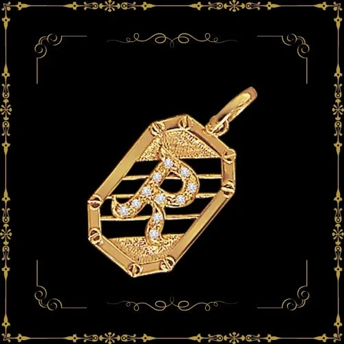 Mesmerizing Men's - Real Diamond Pendant (S276)