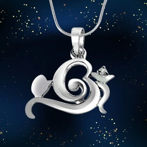 Eternal Harmony: Omkara Diamond Whisper Pendant (SDP308)