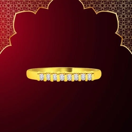 Classic 0.40cts Real Diamond Half Eternity Ring (SDR346)