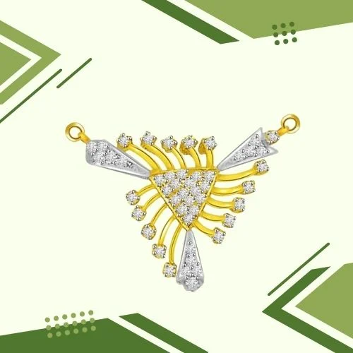 Sparkle Of Life Two Tone Diamond & Gold Pendant (DN223)