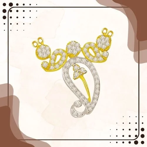 Dancing queen 0.50cts diamond pendant for my love (DN372)