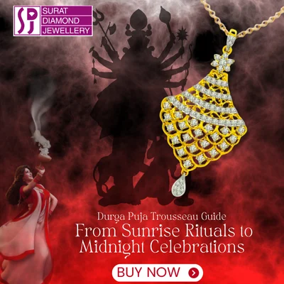 Durga Puja Trousseau Guide From Sunrise Rituals to Midnight Celebrations 400x400
