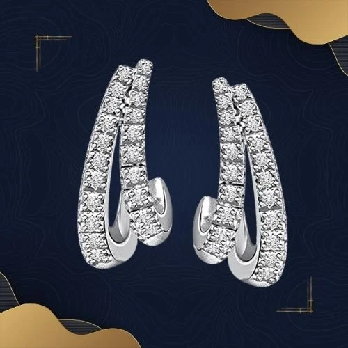 Spiral Surprise - Real Diamond Balis & Hoops (ER123)