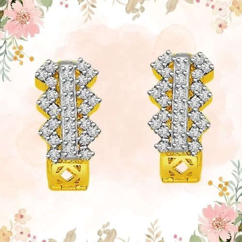 0.75cts Diamond Gold Earring (ER336)
