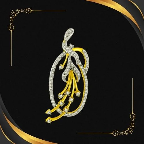 Enchanting Bouquet - Real Diamond Pendant (P1232)