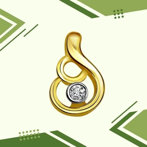 Fine Classic Real Diamond Solitaire Pendant (P287)