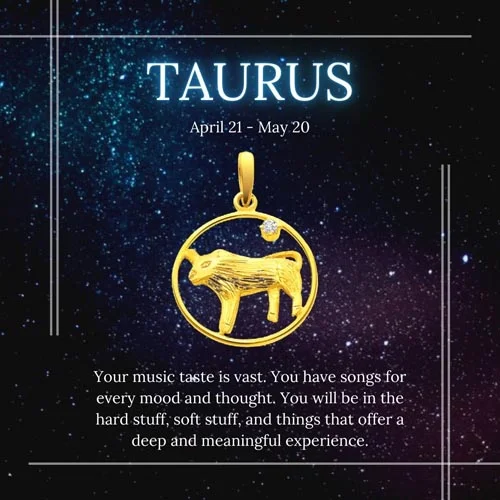 Taurus Zodiac Pendant (S318)