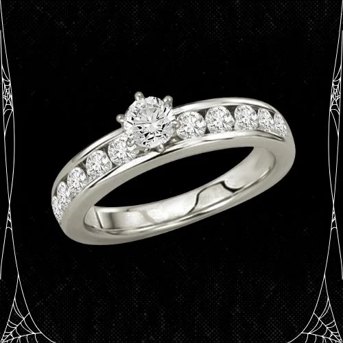 1.00TCW F/I1 GIA Cert Solitaire Diamond Engagement Ring (1.00FI1-S55W)