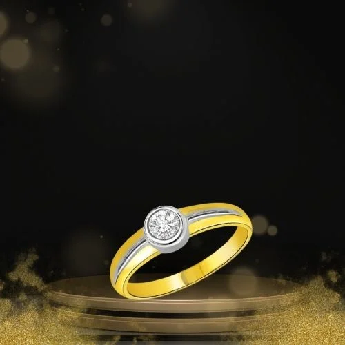 United Forever 0.20cts Real Diamond Solitaire Ring (SDR252)