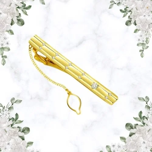 0.14cts Diamond 18kt Gold Tiepin (TiePin7)