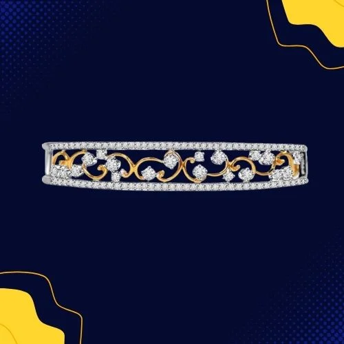 Sparkling Stars Together 1.16ct Diamond Studded Bracelet (BG9)