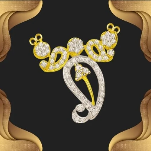 Dancing queen 0.50cts diamond pendant for my love (DN372)