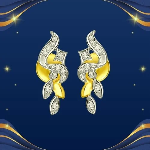 Dynamic Delights - Real Diamond Earrings (ER188)