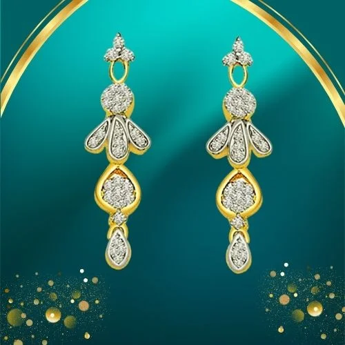 1.00 cts Diamond Hanging Earrings (ER353)