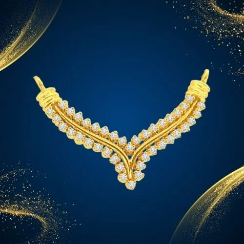 Spiritual Spiral Knot 0.96cts Real Diamond Necklace Pendant (P2696)