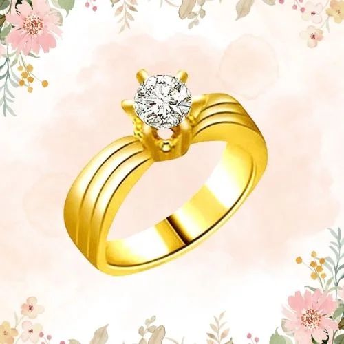 0.20cts Real Diamond Solitaire 18kt Ring (SDR1228)