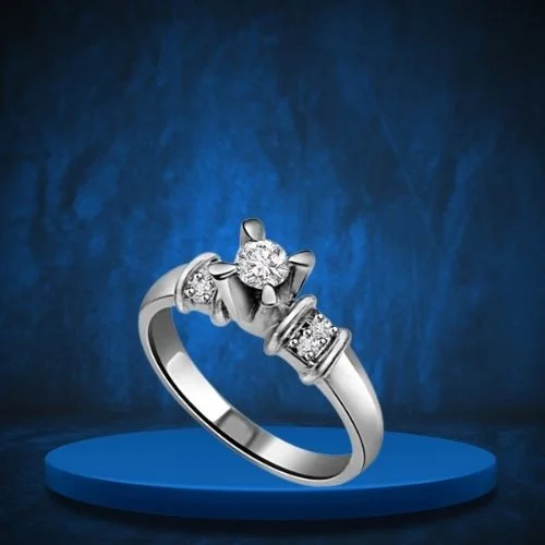 Naughty Floral Knot Fine 1.00cts Real Diamond Ring (SDR277)
