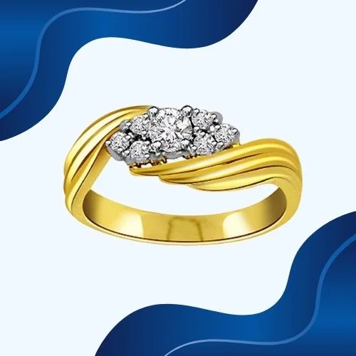 0.67cts Real Diamond Gold Ring (SDR463)