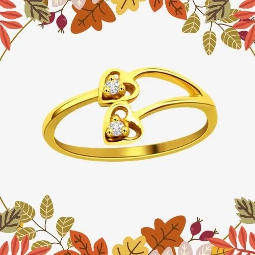 Classic Creation - Real Diamond Twin Ring (SDR88)