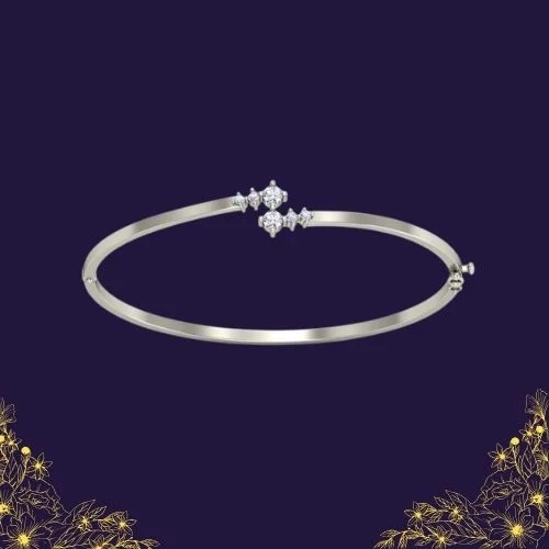Real Diamond Solid Fine 925 Sterling Silver Bracelet (SLBR1)
