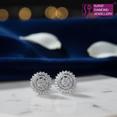 2.00cts Diamond White Gold Earring (ER324)