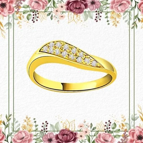 0.20cts Real Diamond 18kt Gold Ring (SDR424)
