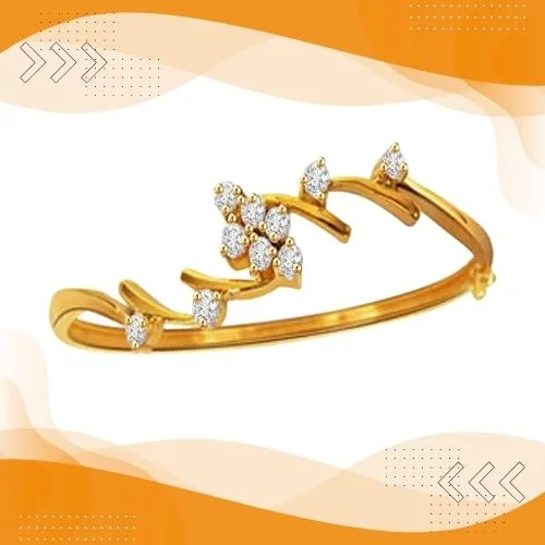 Finess Forever Real Diamond 18K Gold Bracelet (BG10)