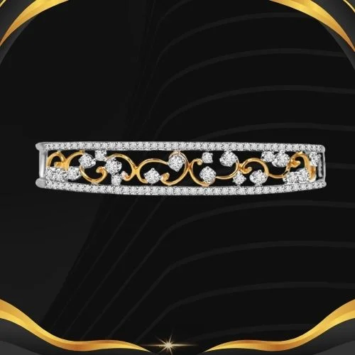 Sparkling Stars Together 1.16ct Diamond Studded Bracelet (BG9)