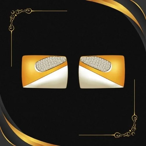 Corporate Chic - 0.45ct VS Clarity Diamond Cufflinks (CF1)