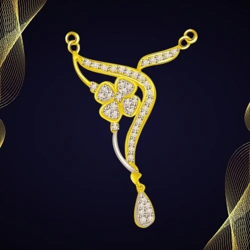 Surprise Me Curves & Flower Diamond Pendant (DN200)
