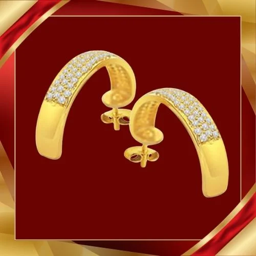 She Is Beautiful - Real Diamond Balis & Hoops (ER13)